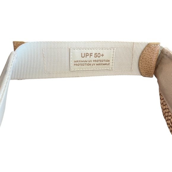 Eric Javits Women's Sun Champ Visor - Squishee Peanut Color - Picture 7 of 10